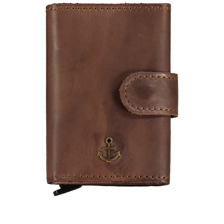 Geldbörse Anchor-Love Robin SL.12738 E-Case Chocolate Brown, Farbe: braun, Marke: Harbour 2nd, EAN: 4046478056374, Abmessungen in cm: 6.5x10x2, Bild 1 von 5