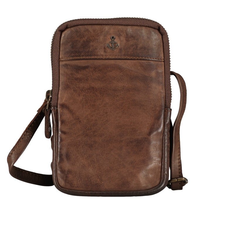 Handytasche Anchor-Love Benita B3.1548 mit Schulterriemen Chocolate Brown, Farbe: braun, Marke: Harbour 2nd, EAN: 4046478051034, Abmessungen in cm: 11x17x1.5, Bild 1 von 7