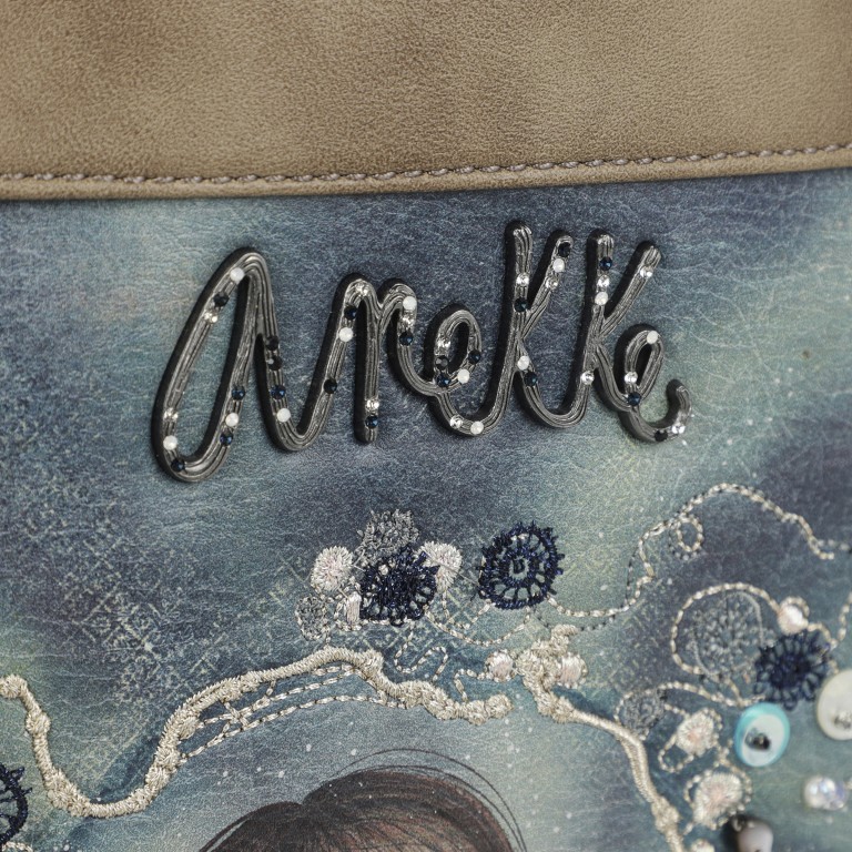 Umhängetasche Iceland Crossbody Grau, Farbe: grau, Marke: Anekke, EAN: 8434172075603, Abmessungen in cm: 29x22x4, Bild 10 von 10