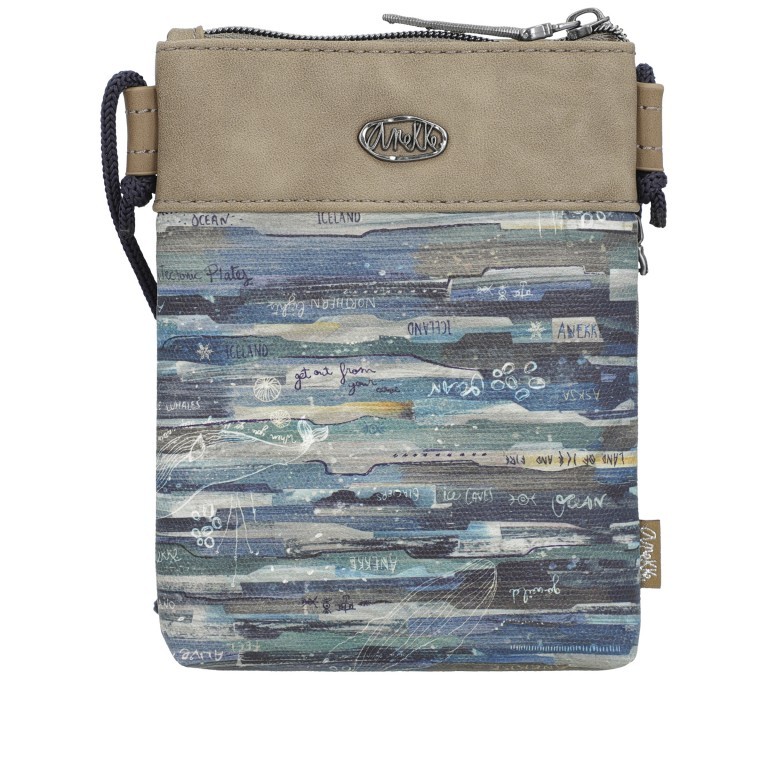 Umhängetasche Iceland Mini Crossbody Grau, Farbe: grau, Marke: Anekke, EAN: 8434172075702, Abmessungen in cm: 16x19x2, Bild 3 von 10