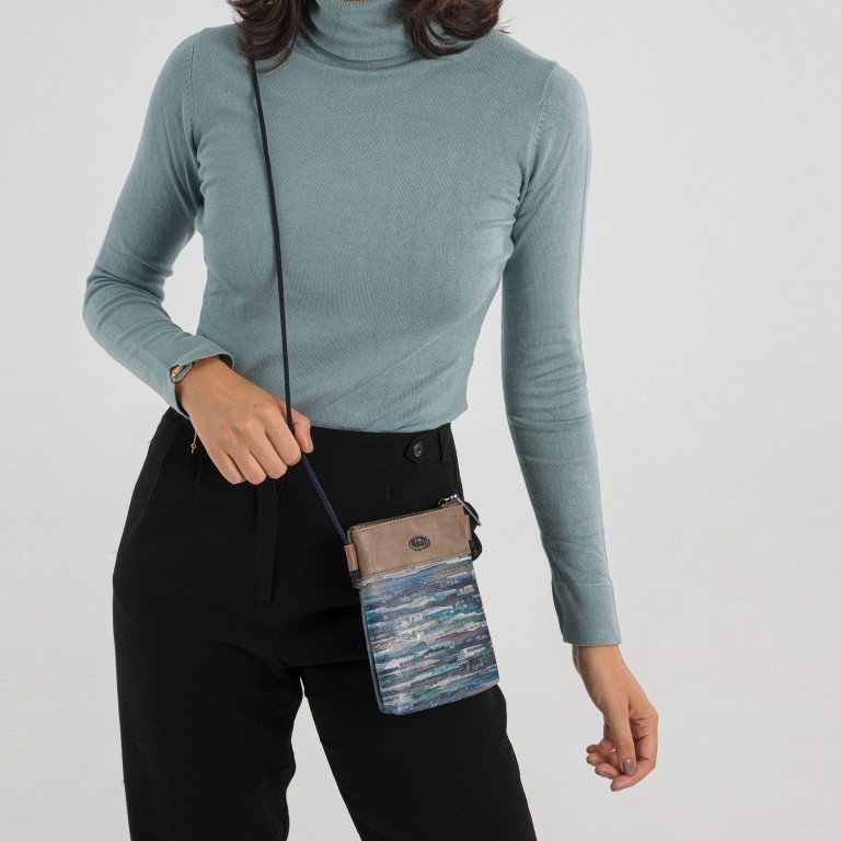 Umhängetasche Iceland Mini Crossbody Grau, Farbe: grau, Marke: Anekke, EAN: 8434172075702, Abmessungen in cm: 16x19x2, Bild 5 von 10