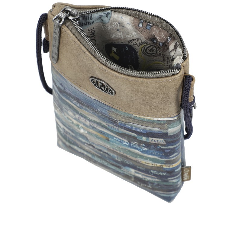 Umhängetasche Iceland Mini Crossbody Grau, Farbe: grau, Marke: Anekke, EAN: 8434172075702, Abmessungen in cm: 16x19x2, Bild 7 von 10