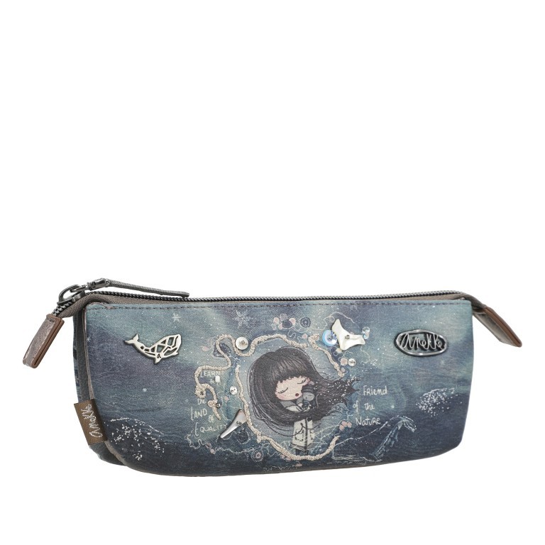 Federmäppchen Iceland Pencil Case Grau, Farbe: grau, Marke: Anekke, EAN: 8434172077409, Abmessungen in cm: 20x8x5, Bild 2 von 12