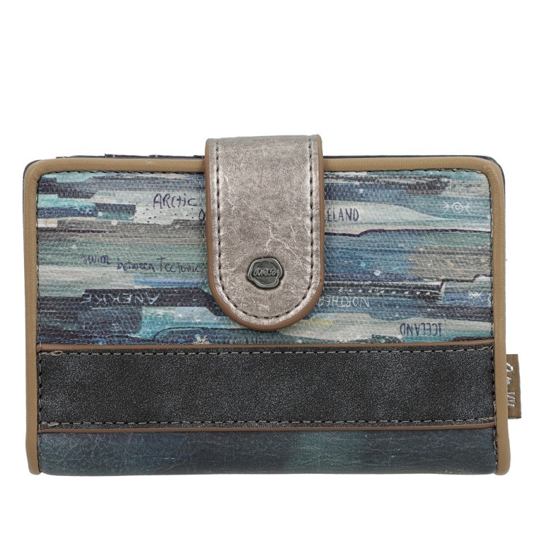 Geldbörse Iceland Wallet Grau, Farbe: grau, Marke: Anekke, EAN: 8434172078505, Abmessungen in cm: 14x10x2, Bild 3 von 14