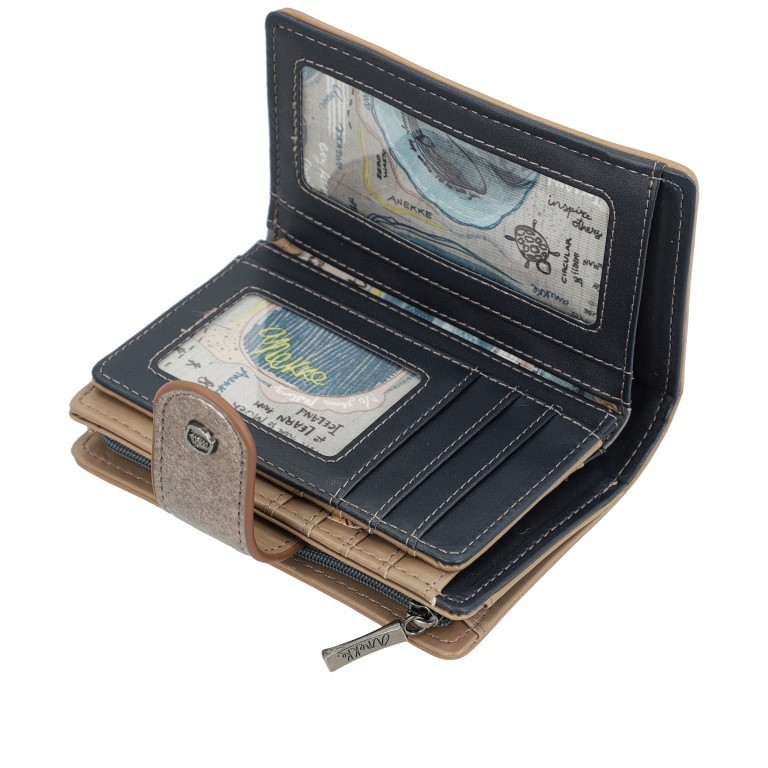Geldbörse Iceland Wallet Grau, Farbe: grau, Marke: Anekke, EAN: 8434172078505, Abmessungen in cm: 14x10x2, Bild 7 von 14