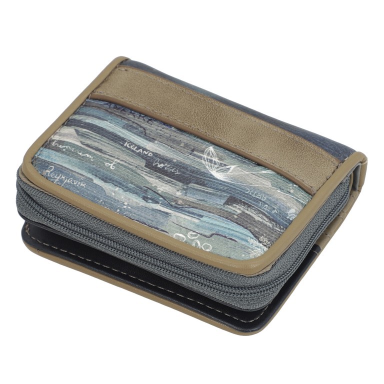 Geldbörse Iceland Wallet Grau, Farbe: grau, Marke: Anekke, EAN: 8434172078604, Abmessungen in cm: 10x9x2, Bild 6 von 12