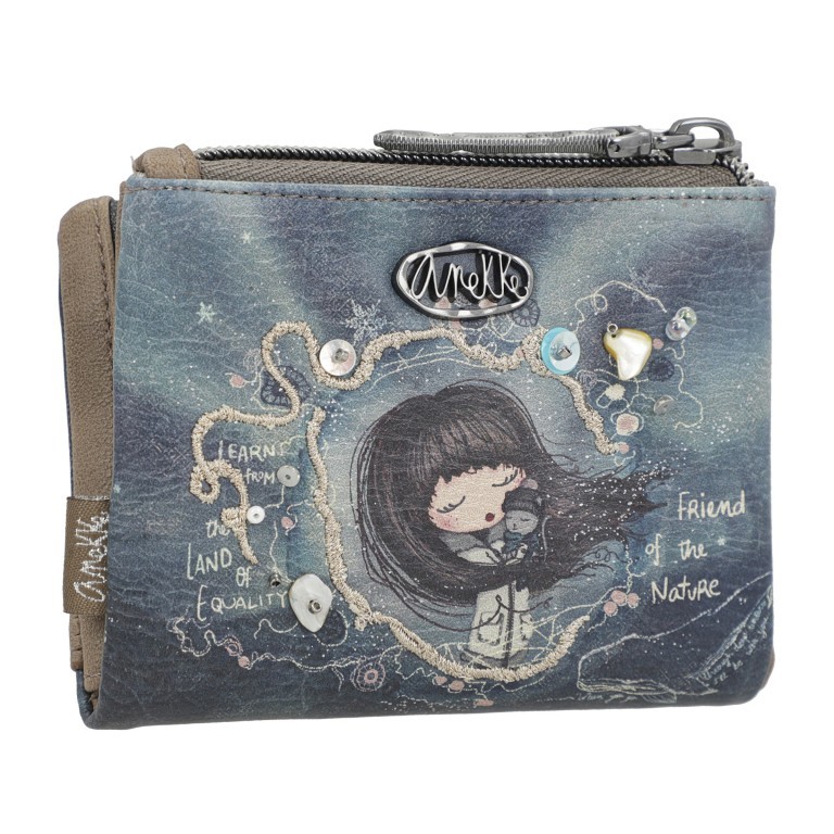 Geldbörse Iceland Wallet Grau, Farbe: grau, Marke: Anekke, EAN: 8434172078802, Abmessungen in cm: 12x9x2.5, Bild 2 von 14