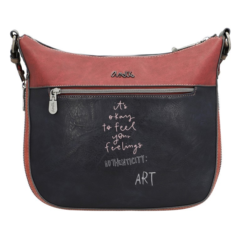 Umhängetasche City Art Crossbag Large Blau, Farbe: blau/petrol, Marke: Anekke, EAN: 8434172115705, Bild 3 von 8