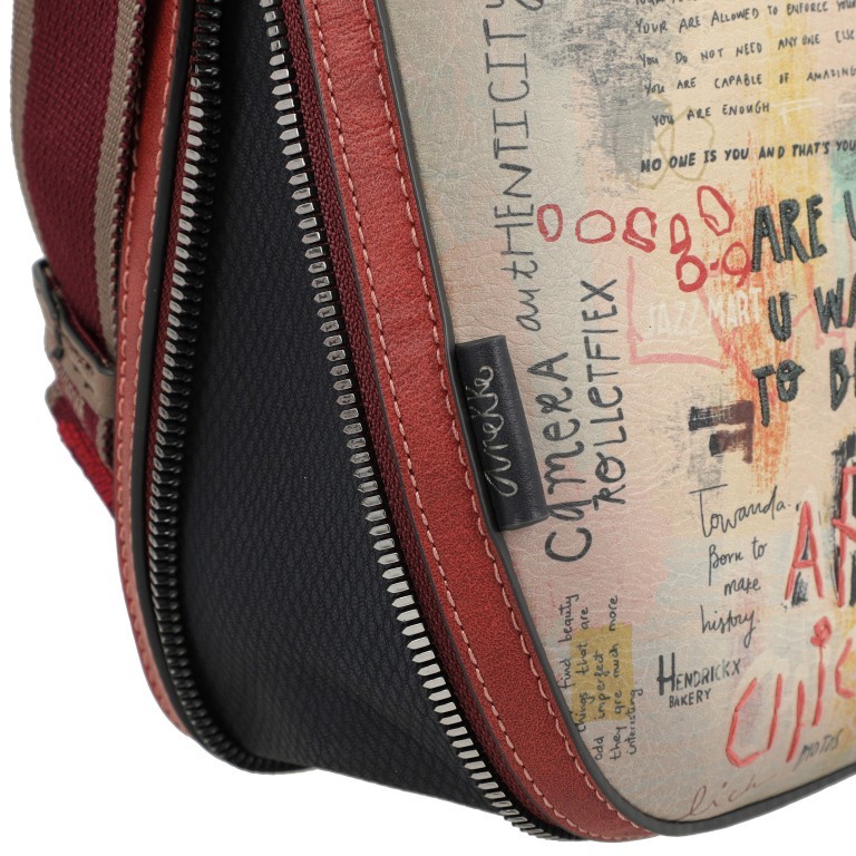 Umhängetasche City Art Crossbag Large Blau, Farbe: blau/petrol, Marke: Anekke, EAN: 8434172115705, Bild 8 von 8