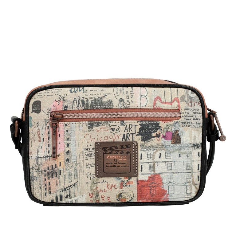 Umhängetasche City Moments Rectangular Crossbody Schwarz, Farbe: schwarz, Marke: Anekke, EAN: 8434172120600, Abmessungen in cm: 24x16x7, Bild 3 von 9