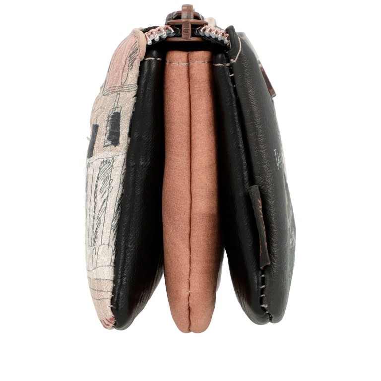 Geldbörse / Schlüsseletui City Moments Coin Purse Schwarz, Farbe: schwarz, Marke: Anekke, EAN: 8434172122307, Abmessungen in cm: 12x7x4, Bild 3 von 10