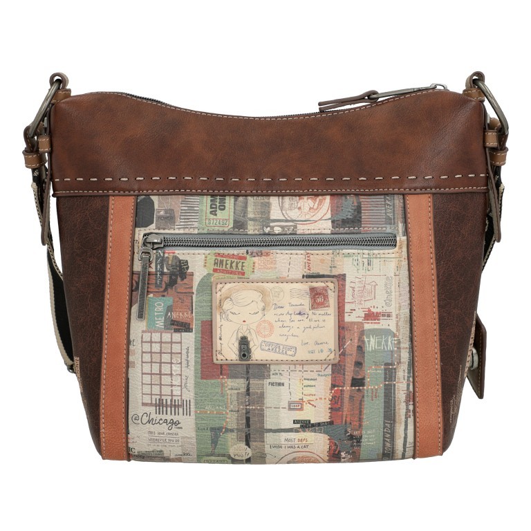 Umhängetasche Authenticity Crossbody Bag Braun, Farbe: braun, Marke: Anekke, EAN: 8434172125100, Bild 3 von 8
