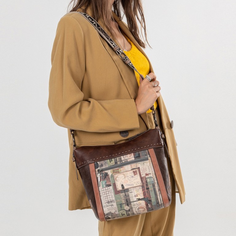 Umhängetasche Authenticity Crossbody Bag Braun, Farbe: braun, Marke: Anekke, EAN: 8434172125100, Bild 4 von 8
