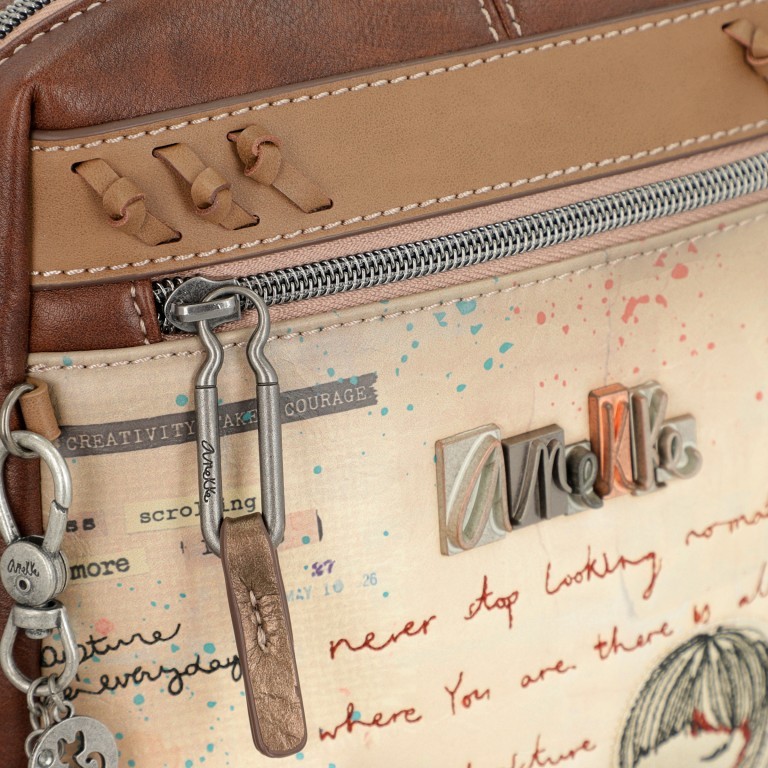 Rucksack Authenticity Backpack Braun, Farbe: braun, Marke: Anekke, EAN: 8434172125605, Abmessungen in cm: 26x32x10, Bild 7 von 8