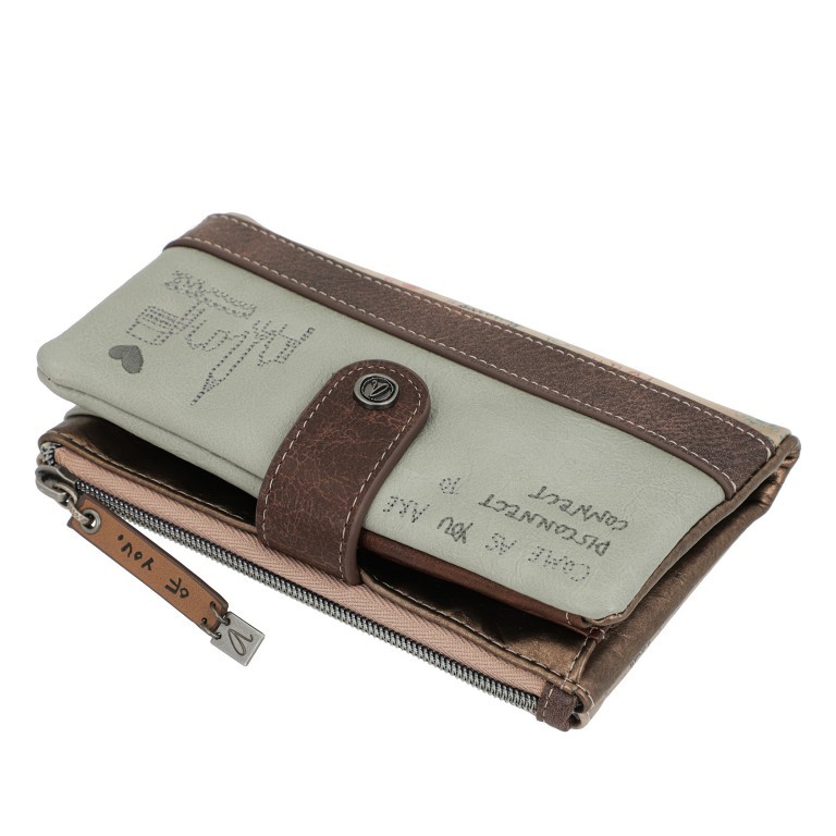 Geldbörse Authenticity Medium Size Wallet Braun, Farbe: braun, Marke: Anekke, EAN: 8434172126503, Abmessungen in cm: 18x10x3, Bild 4 von 10
