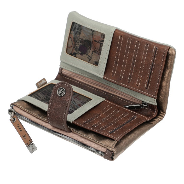 Geldbörse Authenticity Medium Size Wallet Braun, Farbe: braun, Marke: Anekke, EAN: 8434172126503, Abmessungen in cm: 18x10x3, Bild 5 von 10