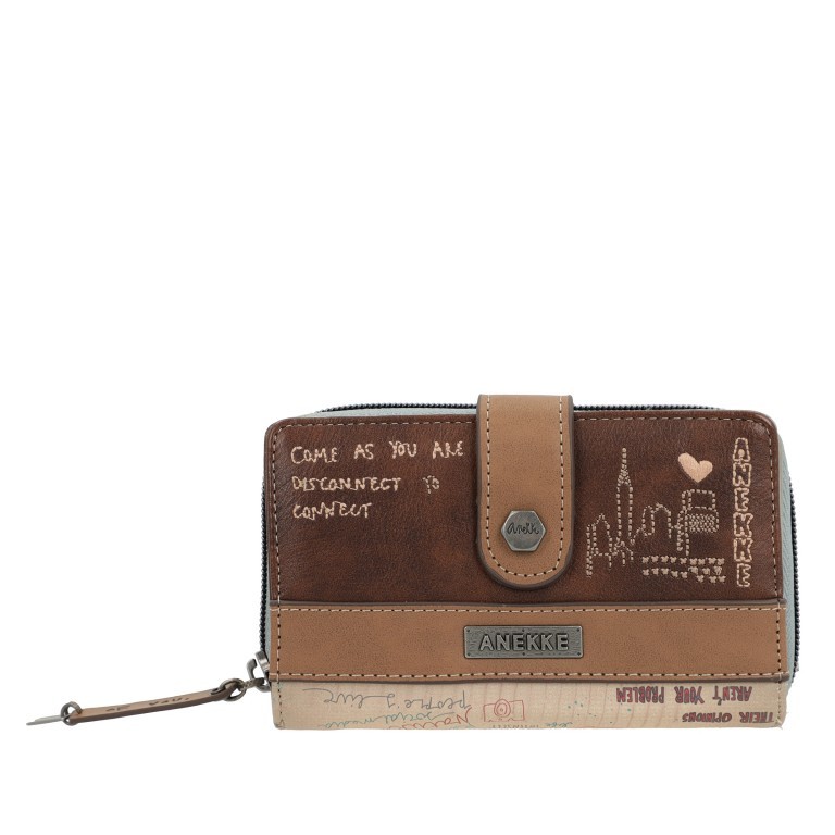 Geldbörse Authenticity Medium Size Wallet Braun, Farbe: braun, Marke: Anekke, EAN: 8434172126602, Abmessungen in cm: 15x10x4, Bild 3 von 10