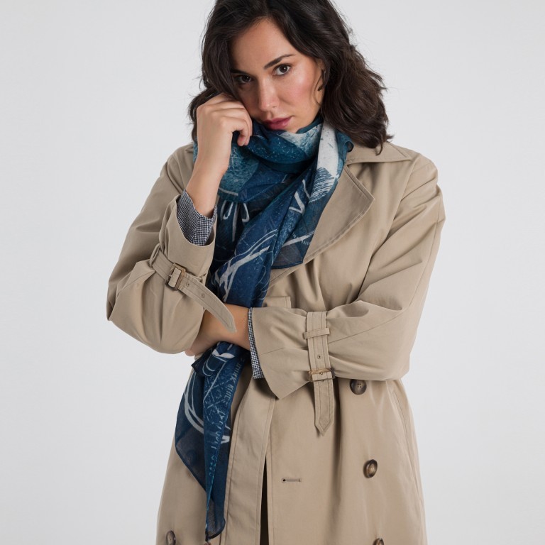 Schal Scarf Petrol, Farbe: blau/petrol, Marke: Anekke, EAN: 8434172138902, Bild 4 von 4