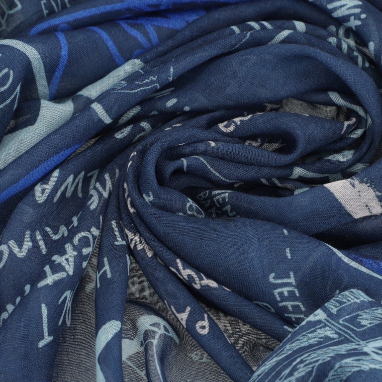 Schal Scarf Blau, Farbe: blau/petrol, Marke: Anekke, EAN: 8434172139602, Bild 3 von 3