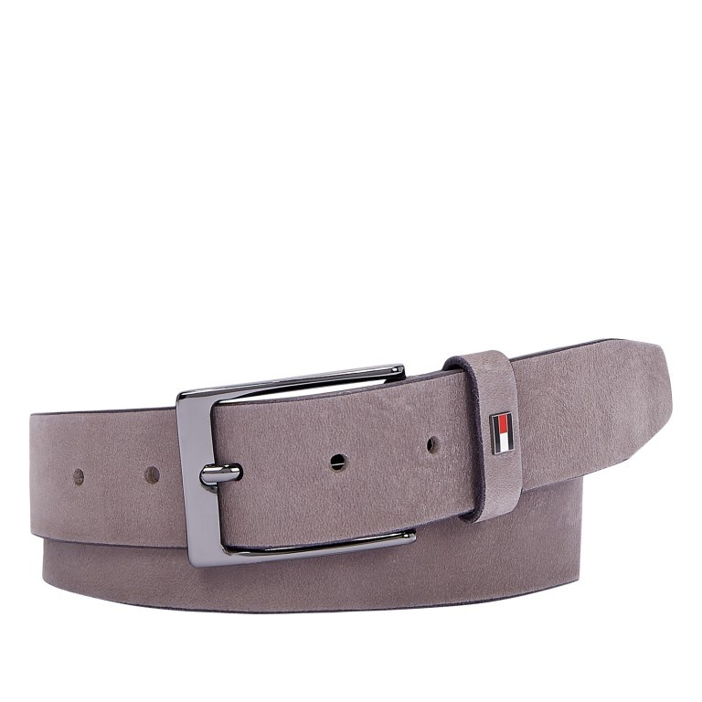 Gürtel Layton Suede Belt Bundweite 110 CM Iron Grey, Farbe: grau, Marke: Tommy Hilfiger, EAN: 8720116104462, Bild 1 von 1