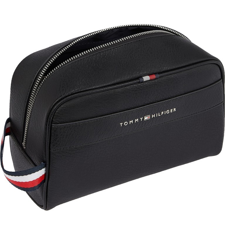 Kulturbeutel Casual Washbag Black, Farbe: schwarz, Marke: Tommy Hilfiger, EAN: 8720116192469, Abmessungen in cm: 24x15x11, Bild 3 von 3