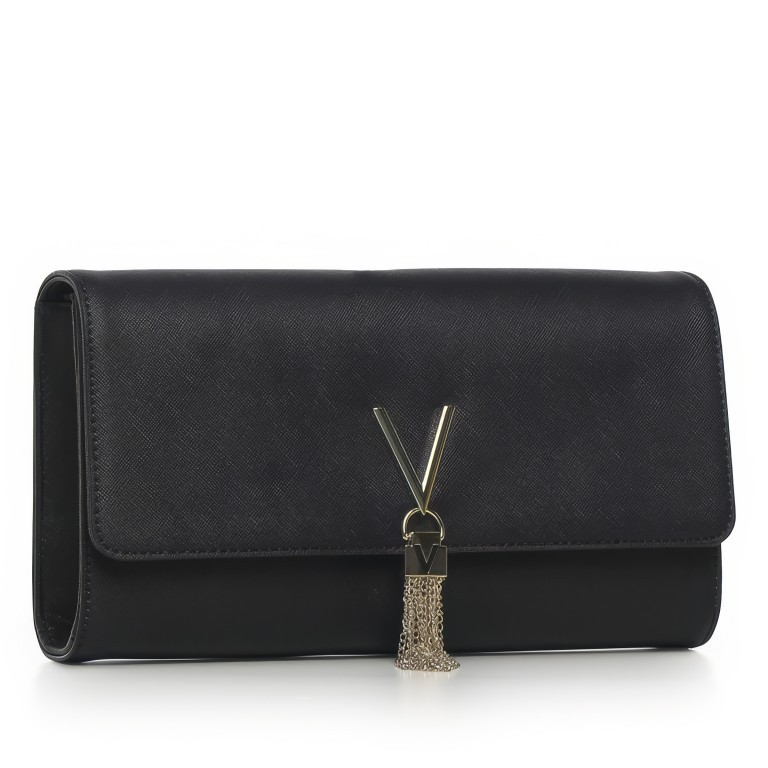 Umhängetasche Divina Navy, Farbe: blau/petrol, Marke: Valentino Bags, EAN: 8058043024424, Abmessungen in cm: 27.5x16x6, Bild 2 von 7