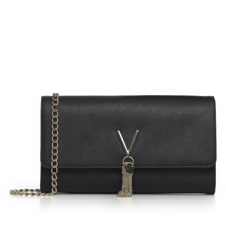 Umhängetasche Divina Navy, Farbe: blau/petrol, Marke: Valentino Bags, EAN: 8058043024424, Abmessungen in cm: 27.5x16x6, Bild 1 von 7