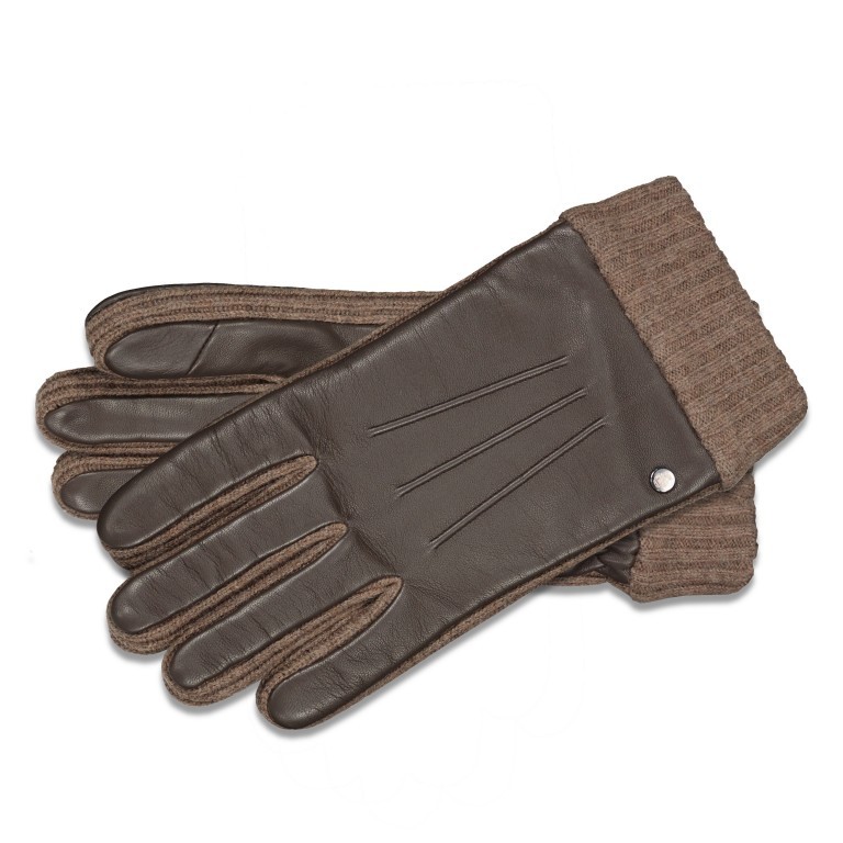 Handschuhe für Herren mit Bedienfunktion für Touch Screens Größe 9,5 Coffee, Farbe: braun, Marke: Roeckl, EAN: 4053071182508, Bild 1 von 1