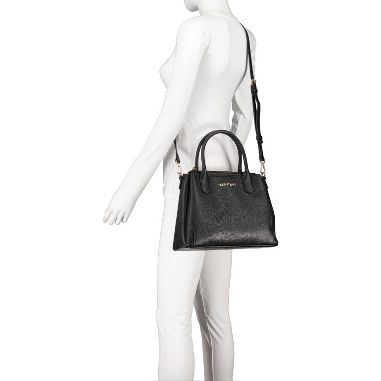 Handtasche Rovere Nero, Farbe: schwarz, Marke: Valentino Bags, EAN: 8058043597812, Abmessungen in cm: 23x23x13, Bild 6 von 7