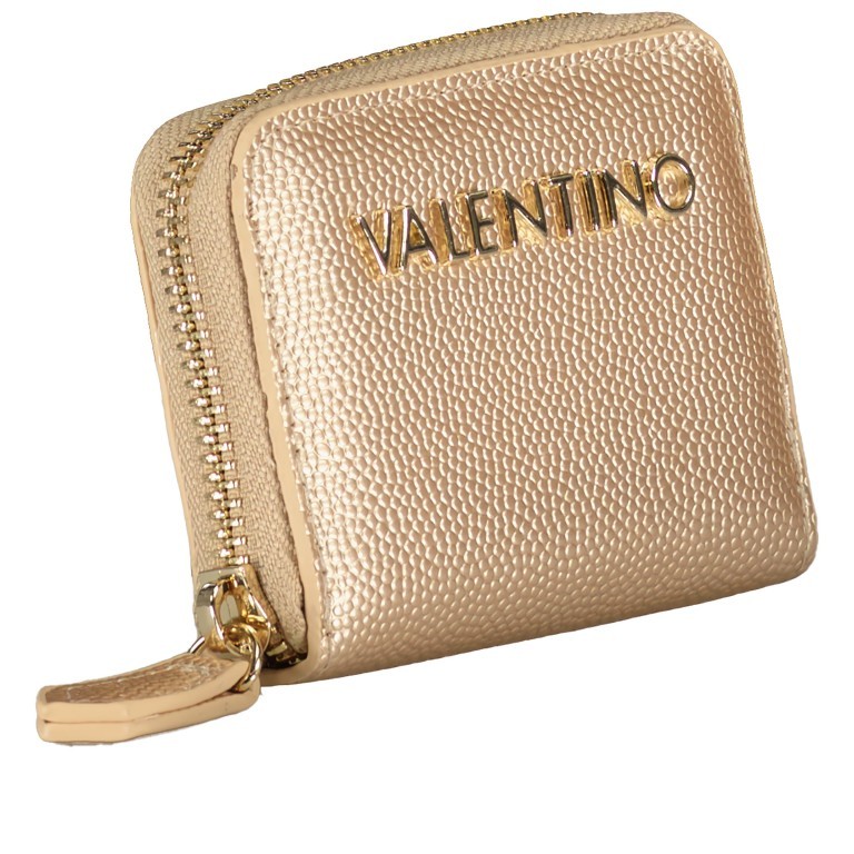 Geldbörse Divina Oro, Farbe: metallic, Marke: Valentino Bags, EAN: 8052790177891, Abmessungen in cm: 10x8x2, Bild 2 von 4