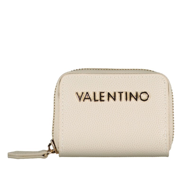 Geldbörse Divina Ecru, Farbe: beige, Marke: Valentino Bags, EAN: 8058043606989, Abmessungen in cm: 10x8x2, Bild 1 von 4