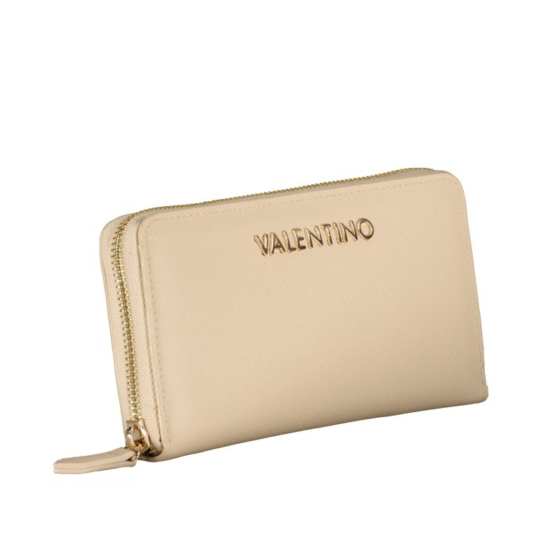 Geldbörse Divina Ecru, Farbe: beige, Marke: Valentino Bags, EAN: 8058043034188, Abmessungen in cm: 19x10x2, Bild 2 von 4