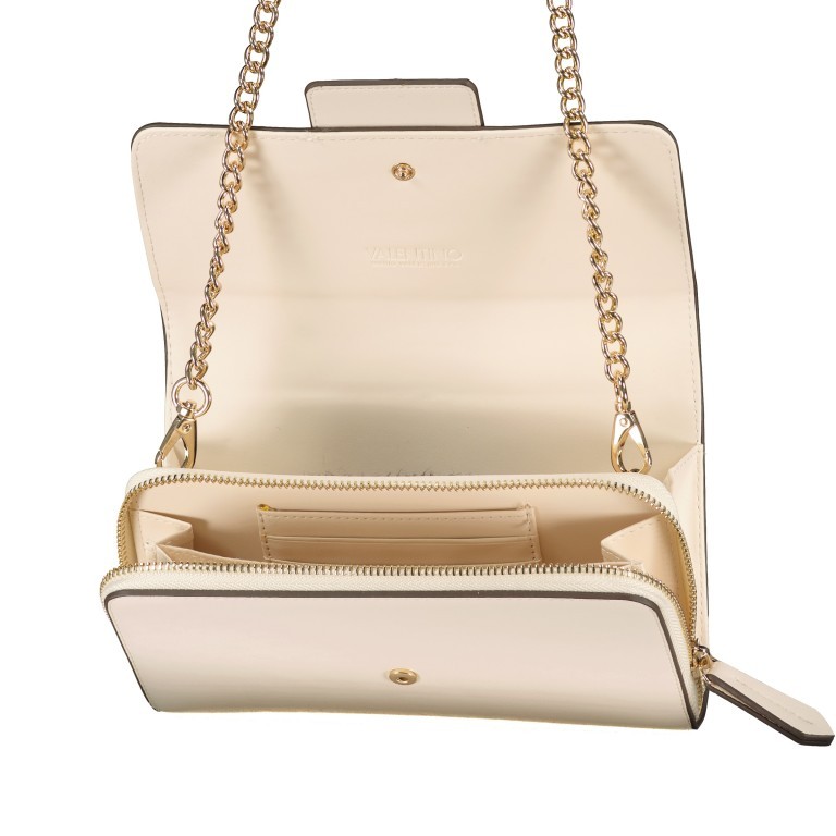 Umhängetasche / Clutch / Portemonnaie Bonsai Ecru, Farbe: beige, Marke: Valentino Bags, EAN: 8058043602691, Abmessungen in cm: 20x12x4, Bild 6 von 6