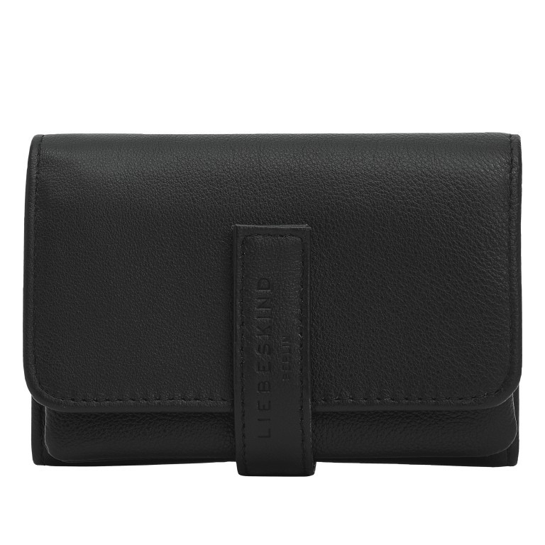 Geldbörse Basic Kate mit RFID-Schutz Black, Farbe: schwarz, Marke: Liebeskind Berlin, EAN: 4064657321174, Abmessungen in cm: 13x10x4, Bild 1 von 4