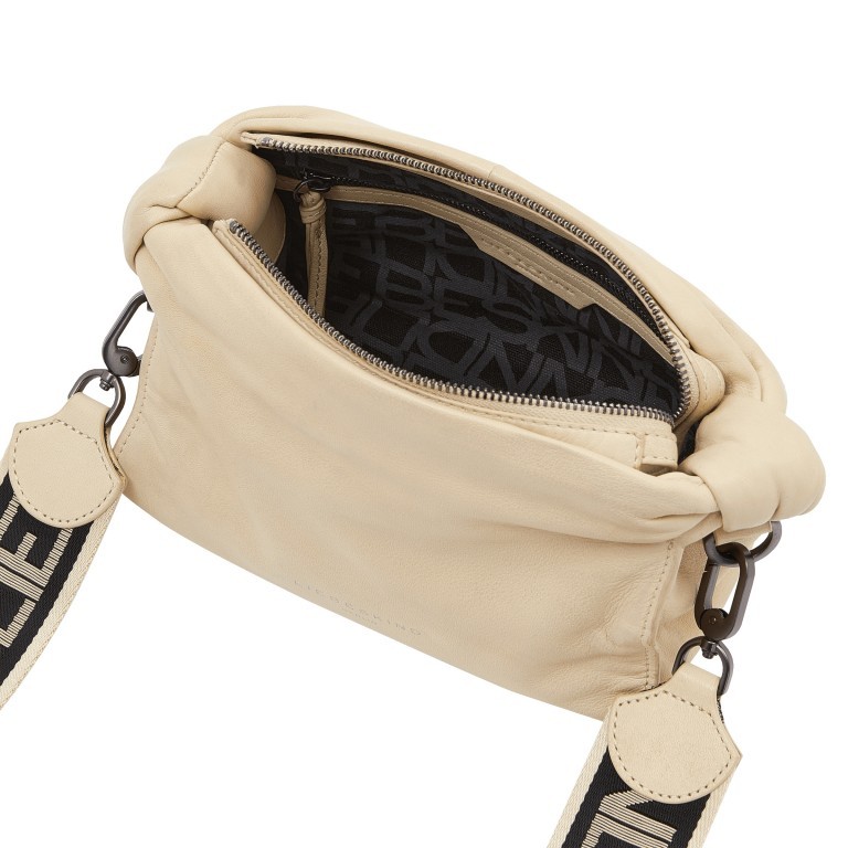 Umhängetasche Emma Hobo S Vintage Linen, Farbe: beige, Marke: Liebeskind Berlin, EAN: 4064657322072, Abmessungen in cm: 22x18x13, Bild 4 von 5