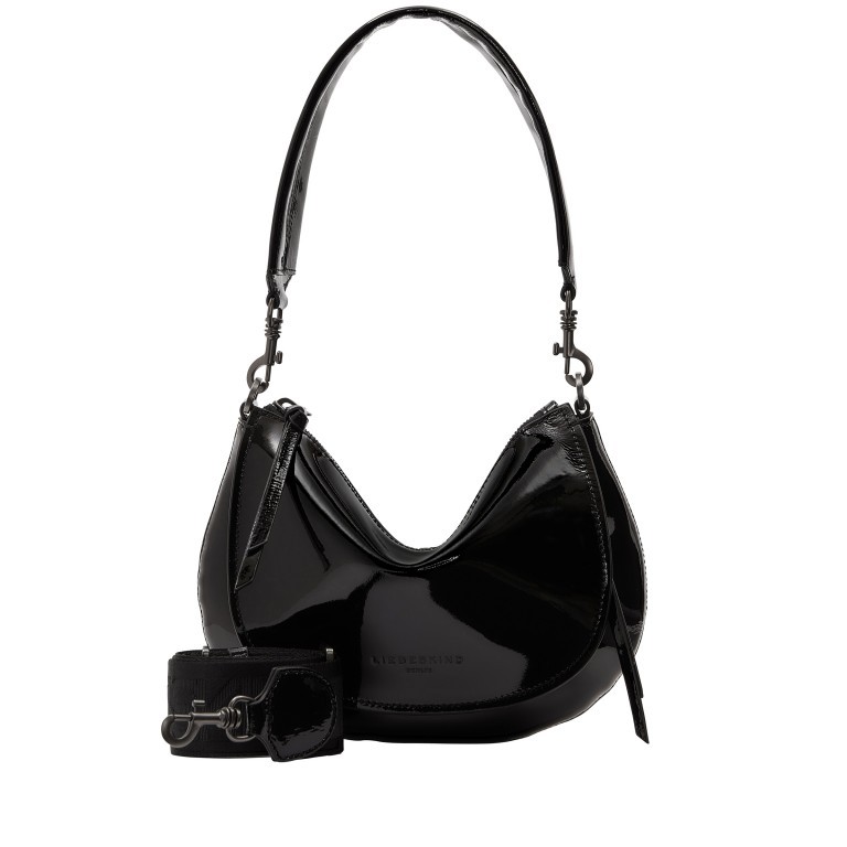 Beuteltasche Faith Hobo S Black, Farbe: schwarz, Marke: Liebeskind Berlin, EAN: 4064657319140, Abmessungen in cm: 28x19x1, Bild 1 von 5