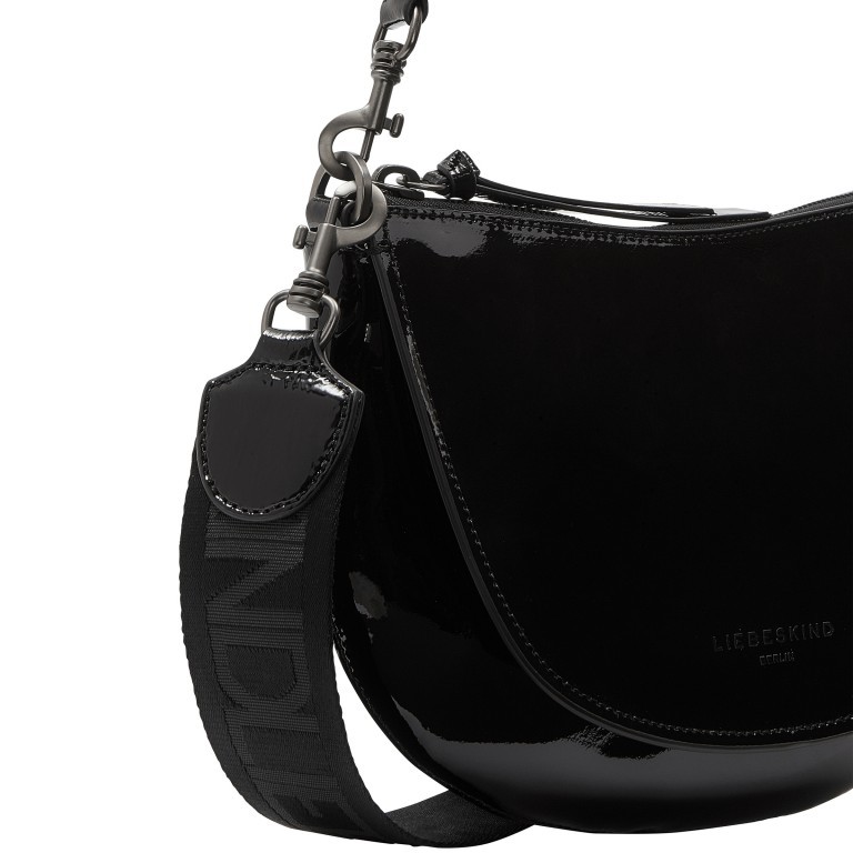 Beuteltasche Faith Hobo S Black, Farbe: schwarz, Marke: Liebeskind Berlin, EAN: 4064657319140, Abmessungen in cm: 28x19x1, Bild 5 von 5