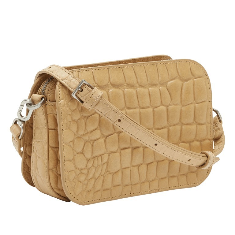 Umhängetasche Basic Luka Kroko Vintage Linen, Farbe: beige, Marke: Liebeskind Berlin, EAN: 4064657321280, Abmessungen in cm: 20x15x8, Bild 2 von 6