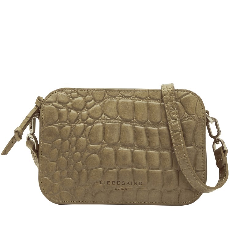 Umhängetasche Basic Luka Kroko Oakmoss, Farbe: taupe/khaki, Marke: Liebeskind Berlin, EAN: 4064657321297, Abmessungen in cm: 20x15x8, Bild 1 von 5