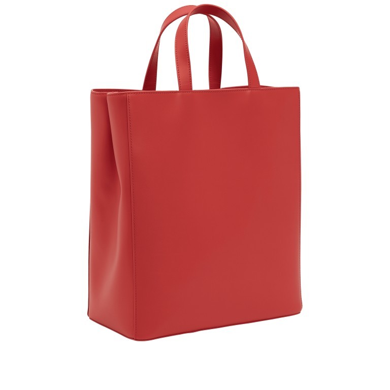 Handtasche Paper Bag Tote M Carter Passion, Farbe: rot/weinrot, Marke: Liebeskind Berlin, EAN: 4064657323932, Abmessungen in cm: 29x35x14.5, Bild 3 von 8