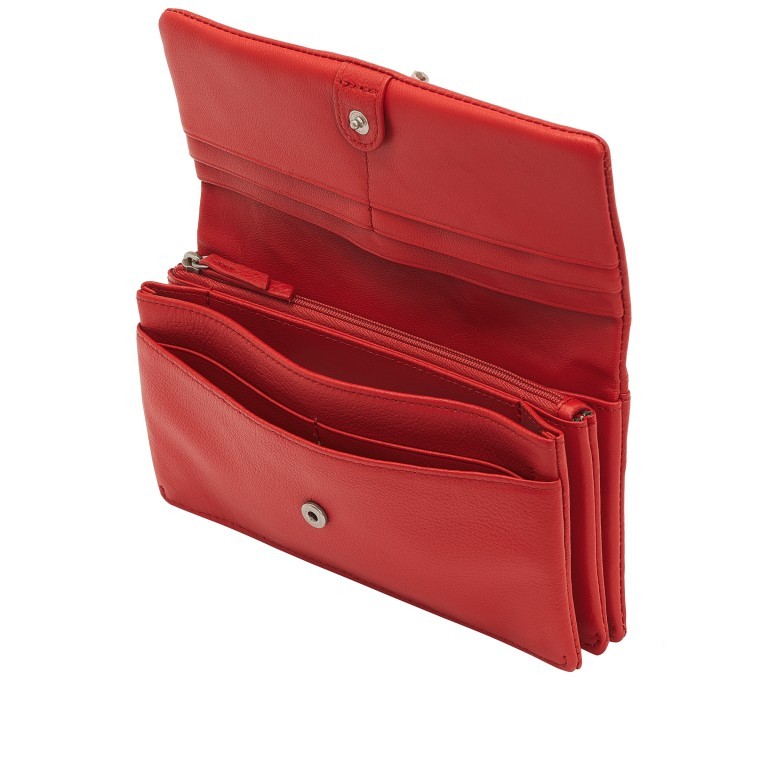 Geldbörse Basic Slam Wallet Passion, Farbe: rot/weinrot, Marke: Liebeskind Berlin, EAN: 4064657321808, Abmessungen in cm: 18.5x10x2.5, Bild 4 von 4