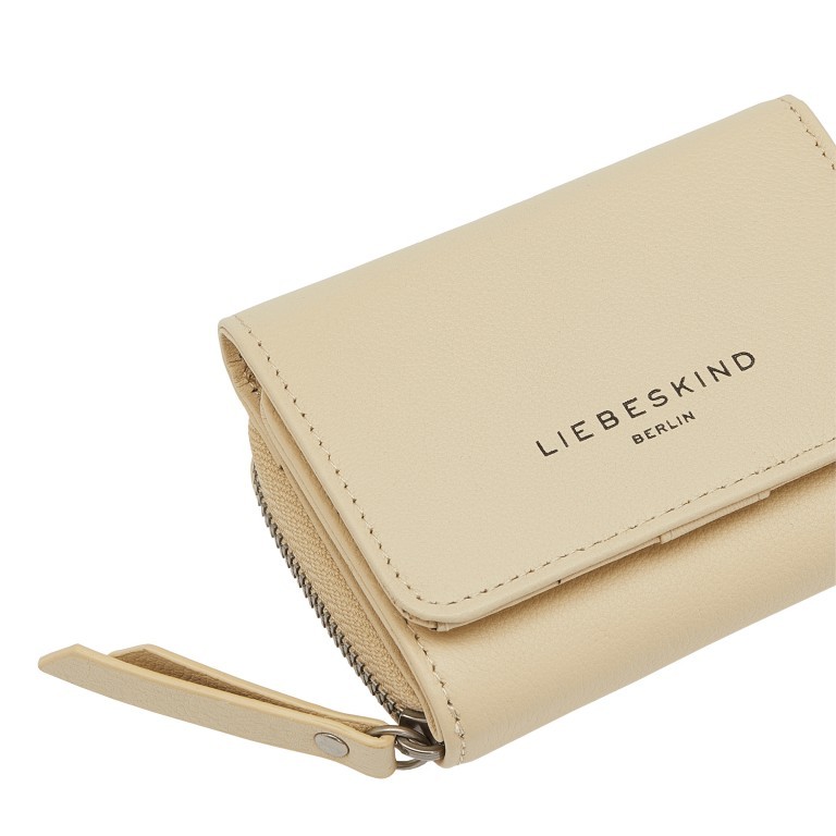 Geldbörse Basic Pablita Wallet Vintage Linen, Farbe: beige, Marke: Liebeskind Berlin, EAN: 4064657321846, Abmessungen in cm: 11x9x2.5, Bild 4 von 4