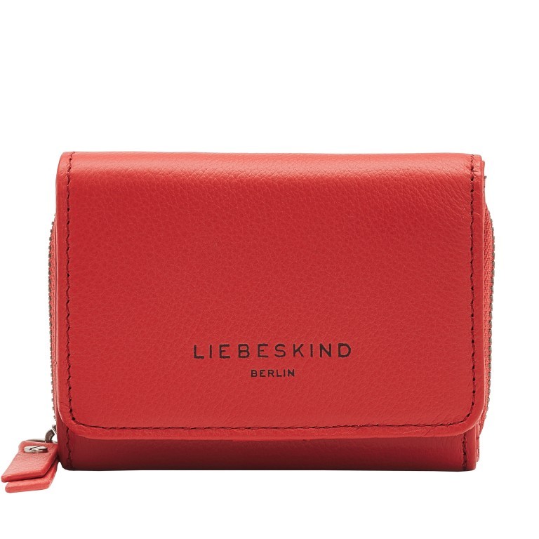 Geldbörse Basic Pablita Wallet Passion, Farbe: rot/weinrot, Marke: Liebeskind Berlin, EAN: 4064657321877, Abmessungen in cm: 11x9x2.5, Bild 1 von 4