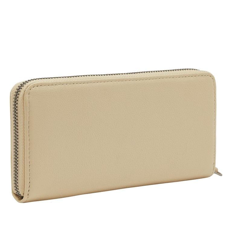 Geldbörse Basic Gigi Wallet Vintage Linen, Farbe: beige, Marke: Liebeskind Berlin, EAN: 4064657321594, Abmessungen in cm: 19x9x2, Bild 2 von 4