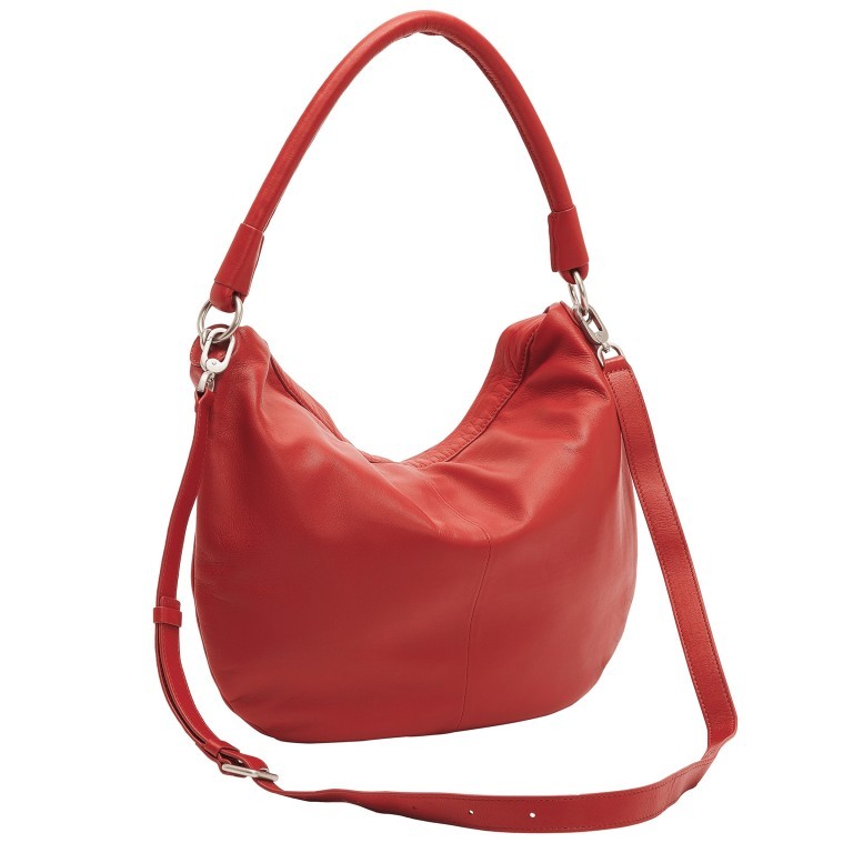 Beuteltasche Basic Lova Hobo Passion, Farbe: rot/weinrot, Marke: Liebeskind Berlin, EAN: 4064657321242, Abmessungen in cm: 36x34x2, Bild 2 von 5