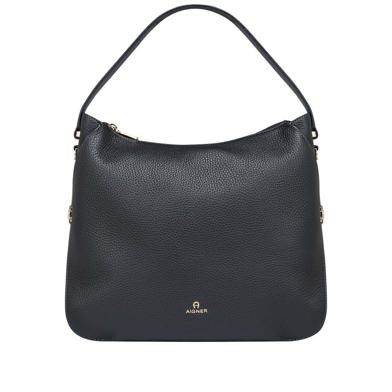 Beuteltasche Milano Hobo M 136-005 Ink, Farbe: blau/petrol, Marke: AIGNER, EAN: 4055539434518, Abmessungen in cm: 35x30x11.5, Bild 1 von 8