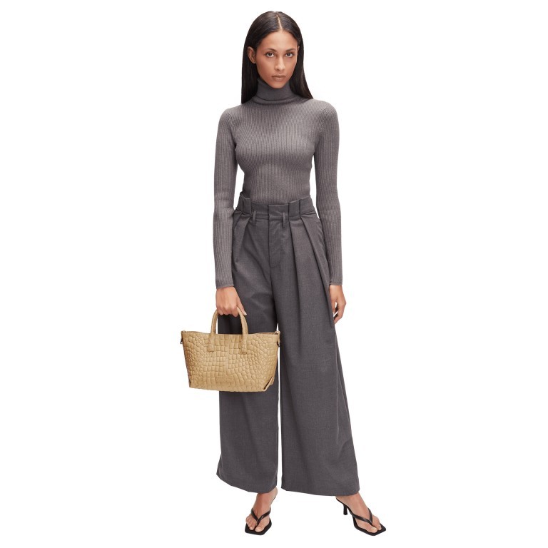 Shopper Chelsea Shopper S Kroko Vintage Linen, Farbe: beige, Marke: Liebeskind Berlin, EAN: 4064657373043, Abmessungen in cm: 27x20.5x12, Bild 3 von 5