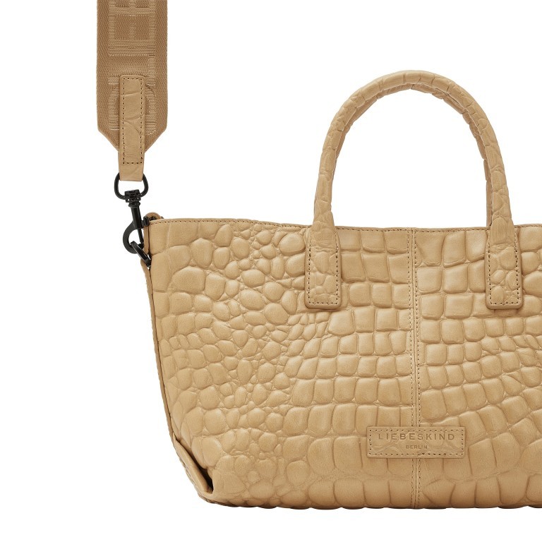 Shopper Chelsea Shopper S Kroko Vintage Linen, Farbe: beige, Marke: Liebeskind Berlin, EAN: 4064657373043, Abmessungen in cm: 27x20.5x12, Bild 5 von 5