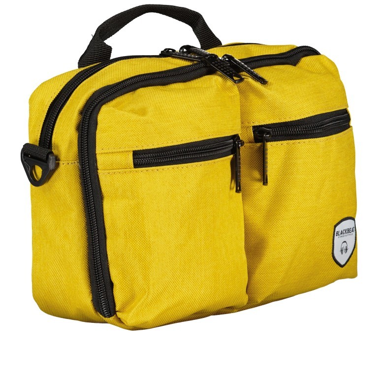 Fahrradtasche FU63-1002 für Lenkerbefestigung Yellow, Farbe: gelb, Marke: Blackbeat, EAN: 8720088706725, Abmessungen in cm: 24x16x9, Bild 2 von 13
