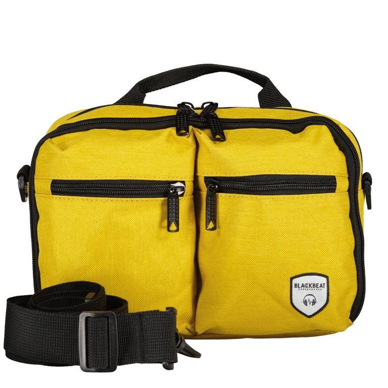 Fahrradtasche FU63-1002 für Lenkerbefestigung Yellow, Farbe: gelb, Marke: Blackbeat, EAN: 8720088706725, Abmessungen in cm: 24x16x9, Bild 1 von 13